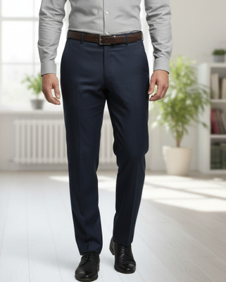 GFOB Regular Fit Men Blue Trousers