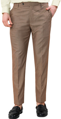 french crown Regular Fit Men Brown Trousers