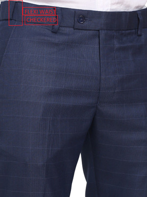 AD & AV Slim Fit Men Dark Blue Trousers