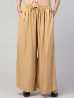 Tanushk Relaxed Women Beige Trousers