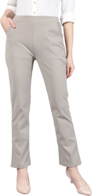 fithub Regular Fit Women Grey Trousers