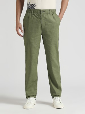 Pepe Jeans Straight Fit Men Green Trousers