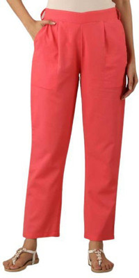 Dexus Regular Fit Women Pink Trousers