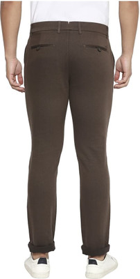 BASICS Tapered Men Brown Trousers