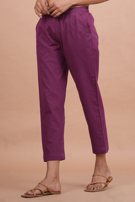PalloStyle Regular Fit Women Purple Trousers