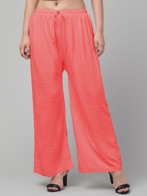 FamBee Relaxed Women Purple Trousers