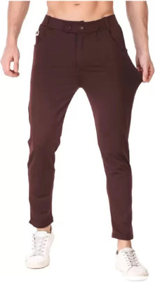 aayansh creations Relaxed Men Maroon Trousers