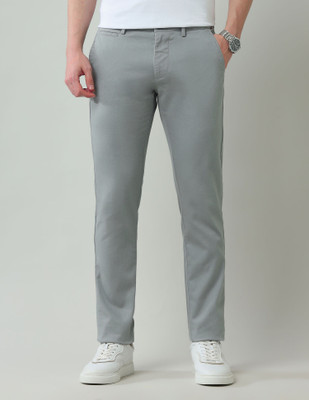 Arrow Sport Slim Fit Men Grey Trousers