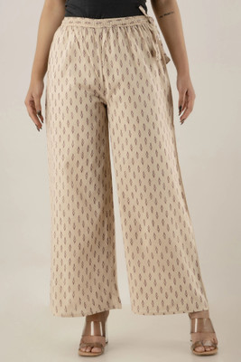 KANCHUK Flared Women Multicolor Trousers