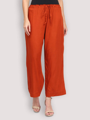 Oxinexx Relaxed Women Red Trousers