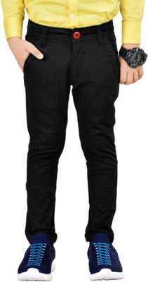MADE IN THE SHADE Regular Fit Boys Black Trousers