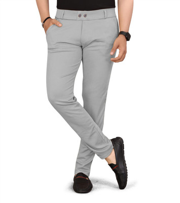 Paradise creation Regular Fit Men Grey Trousers