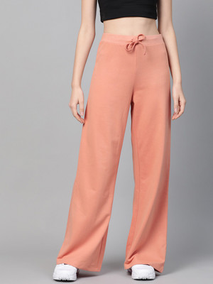 SASSAFRAS Relaxed Women Pink Trousers