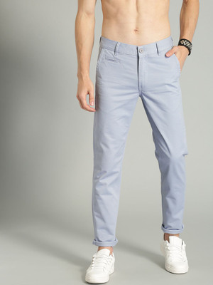 Roadster Regular Fit Men Light Blue Trousers