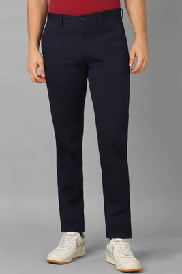 Louis Philippe Sport Tapered Men Dark Blue Trousers