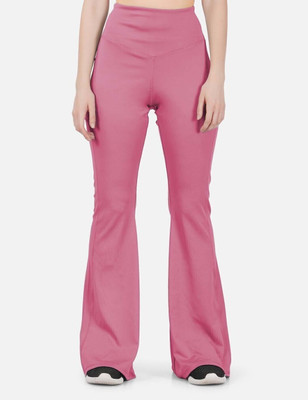 IMPERATIVE by NEU LOOK Flared Women Pink Trousers