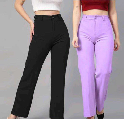 kronmenien Regular Fit Women Multicolor Trousers