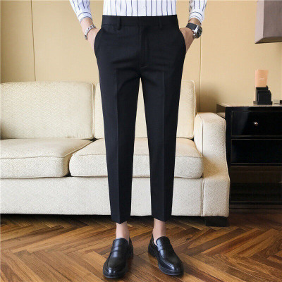 pesado Slim Fit Men Black Trousers