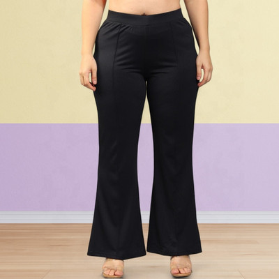 HouseOfCommon Loose Fit Women Black Trousers