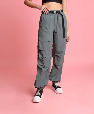 Bene Kleed Relaxed Women Grey Trousers