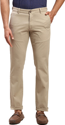 PARX Tapered Men Grey Trousers