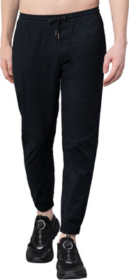 RED TAPE Regular Fit Men Black Trousers