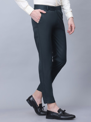 METRONAUT Regular Fit Men Green Trousers