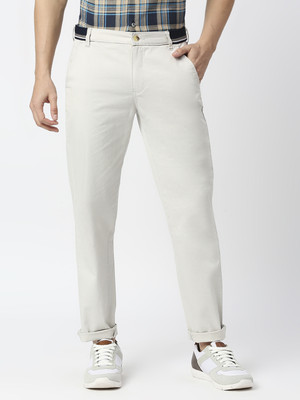 THOMAS SCOTT Slim Fit Men Grey Trousers