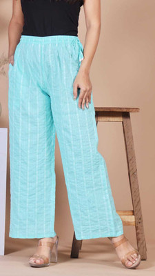 BADAM TEXTILE Regular Fit Women Blue Trousers