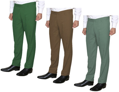 Indistar Slim Fit Men Multicolor Trousers
