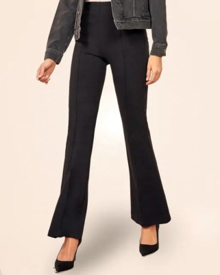 MILORYFASHION Slim Fit Women Black Trousers