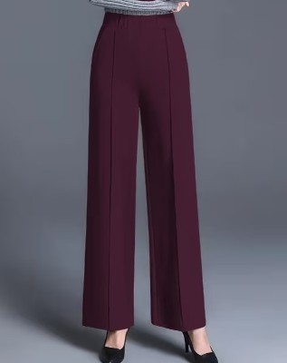 Fascista Regular Fit Women Maroon Trousers