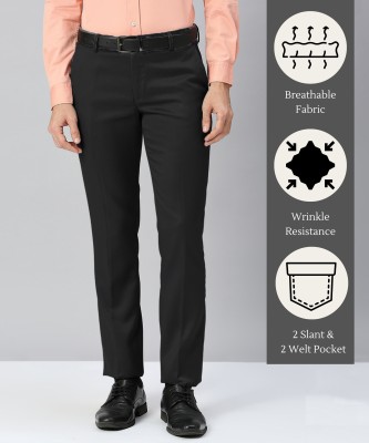 MANCREW Relaxed Men Black Trousers