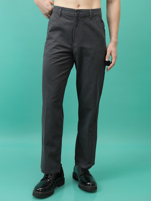 HIGHLANDER Regular Fit Men Grey Trousers