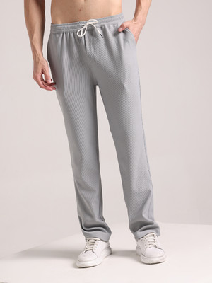 Moda Rapido Regular Fit Men Grey Trousers