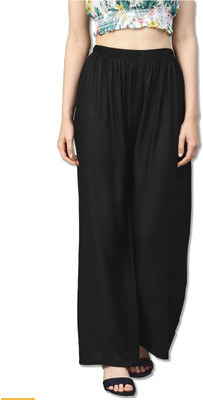 URMILA FASHION Straight Fit Women Black Trousers