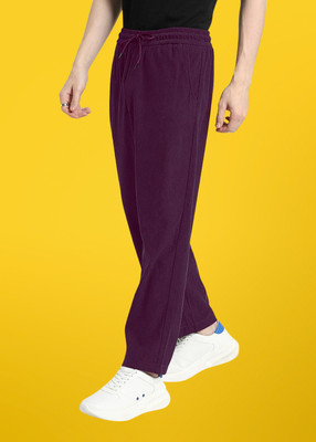 SUN BEAUTY FASHIONISTA HUB Regular Fit Men Maroon Trousers