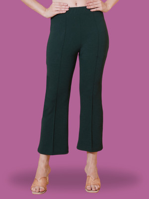 Moda Rapido Regular Fit Women Green Trousers