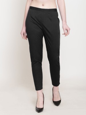 Ds Fashion Regular Fit Women Black Trousers