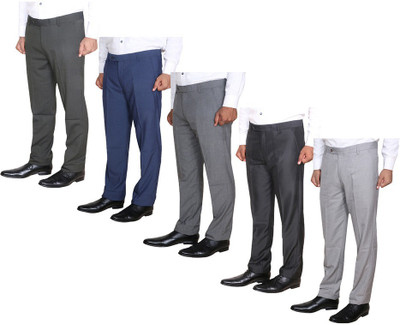 Indistar Regular Fit Men Multicolor Trousers