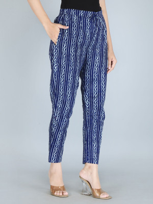 Kannahi Regular Fit Women Blue Trousers