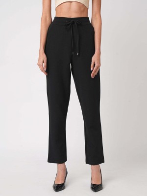 Kraus Jeans Slim Fit Women Black Trousers