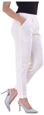 NeeloKurtis Comfort Fit Women Beige Trousers