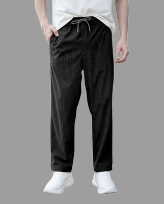 UNICO WESTON STORE Regular Fit Men Black Trousers