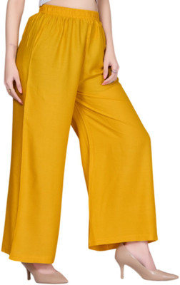 Vivika Flared Women Blue Trousers