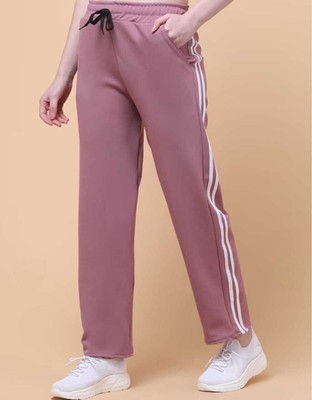 A4S Regular Fit Women Pink Trousers