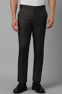 LOUIS PHILIPPE Slim Fit Men Brown Trousers