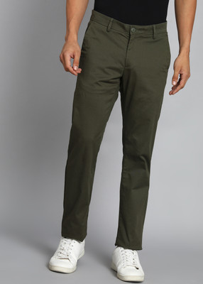 Allen Solly Slim Fit Men Blue Trousers