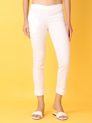 UNLIMITED Regular Fit Women White Trousers