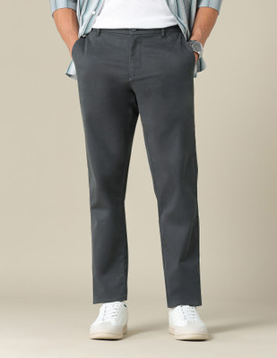U.S. POLO ASSN. Slim Fit Men Grey Trousers
